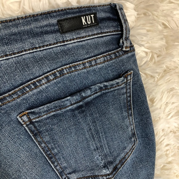 KUT from the KLOTH size 10 factory distressed summer ready rotating closet❤️❤️ - Picture 13 of 17